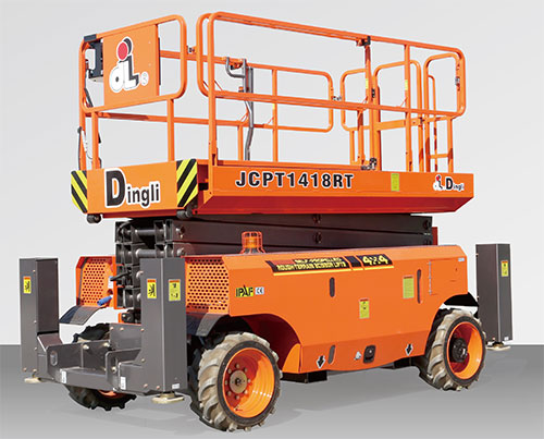 越野剪叉式高空作業平臺